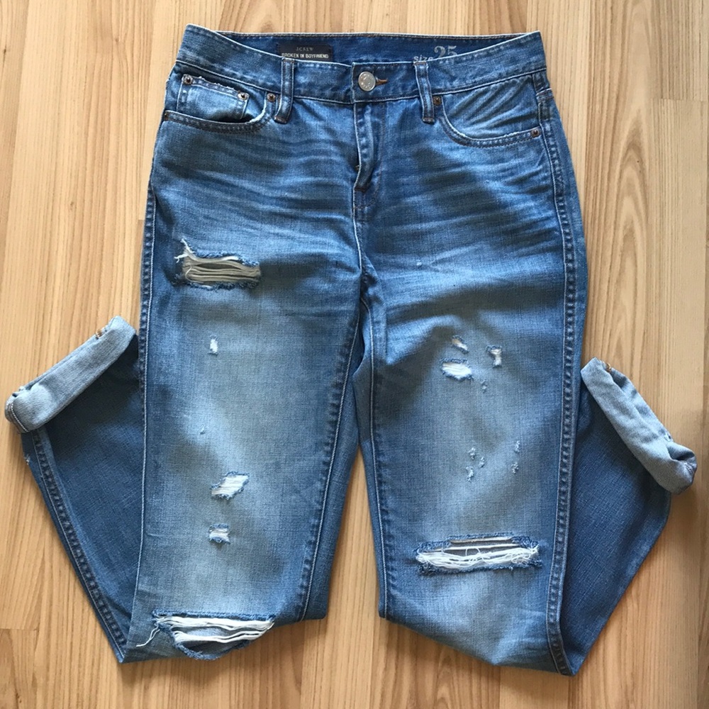 (SOLD) Jcrew boyfriend jeans